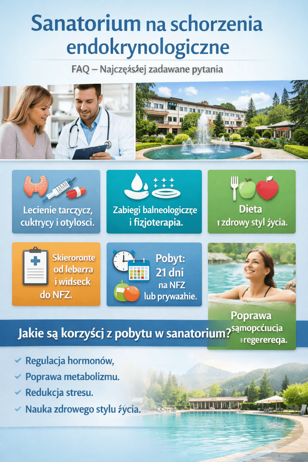 Choroby endokrynologiczne – znajdź sanatorium