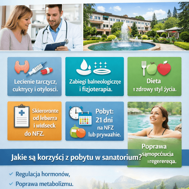 Choroby endokrynologiczne – znajdź sanatorium